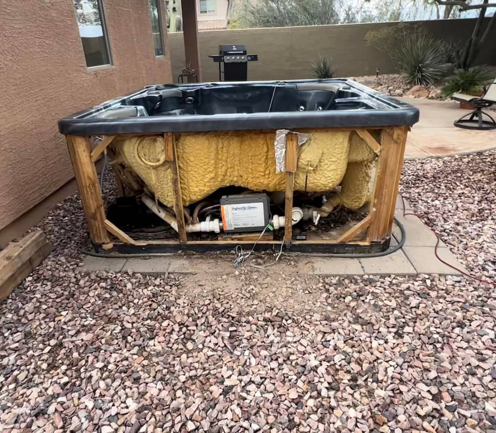 hot tub removal service photo